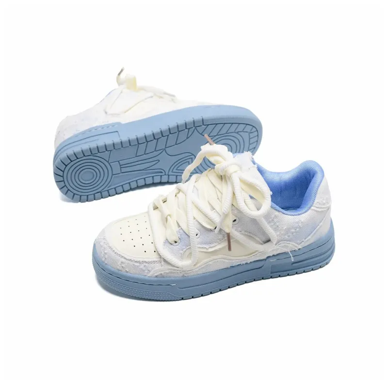 ALI THE FOX Slip Resistant, Abrasion Resistant, Balance, Lightweight Low Top Skateboard Shoes Unisex-24