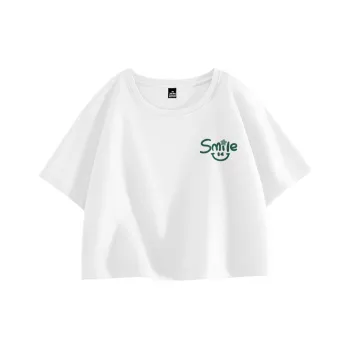 Cotton Drop Shoulder Sleeve T-Shirt Women's