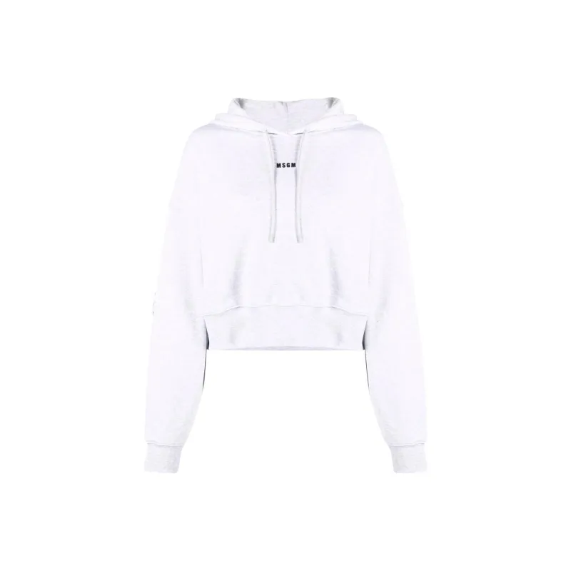 MSGM Logo Print Hoodie-0