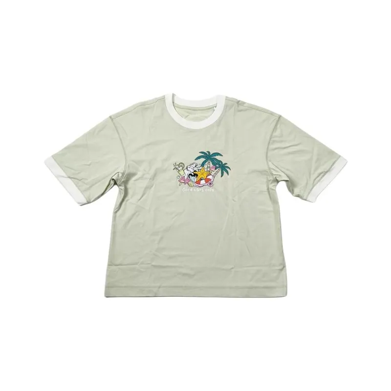LiNing Sports Trend Series T Shirt Women's Khaki-0
