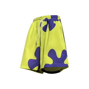 SUNSETMONENT Casual Shorts Unisex Green