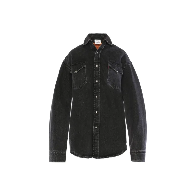 Levis X Vetements Shirts Women's Dark Gray-0
