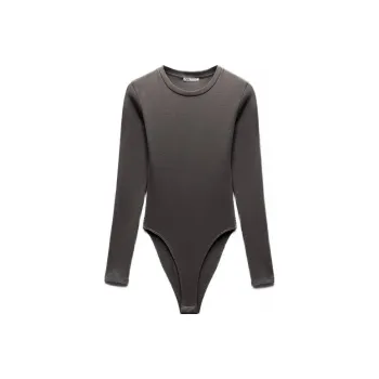 ZARA Bodysuits Women's Dark Gray