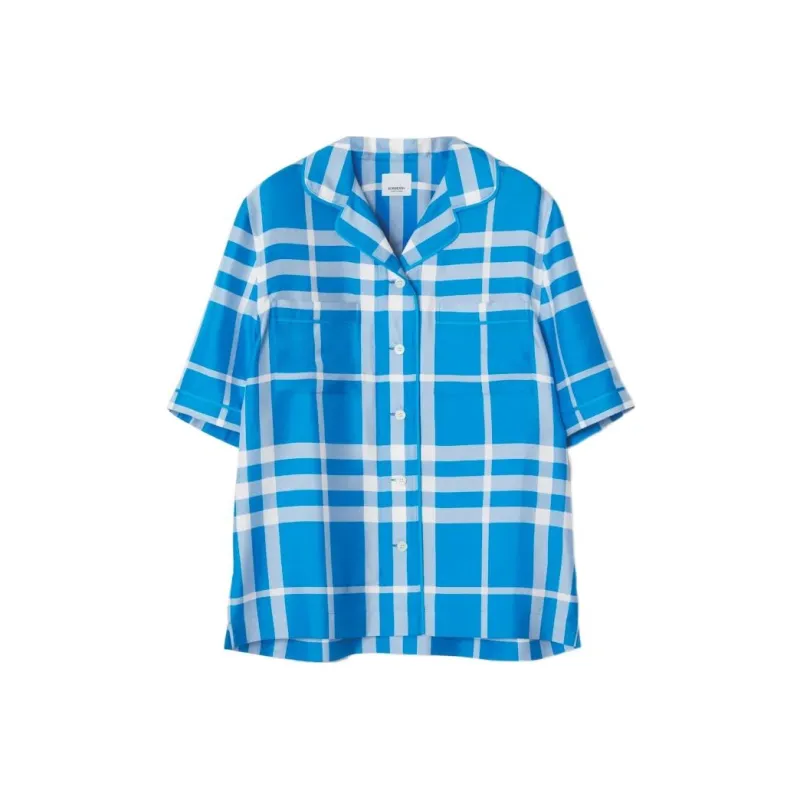 Burberry Shirts Women's Vivid Blue-0