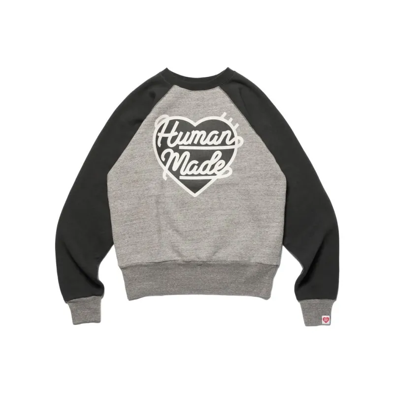 HUMAN MADE Heart Sweatshirt FW22 Grey-0