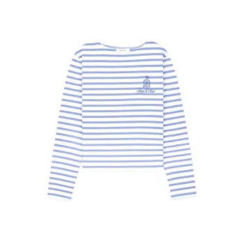 SPORTY & RICH Breton Striped Long sleeve Top