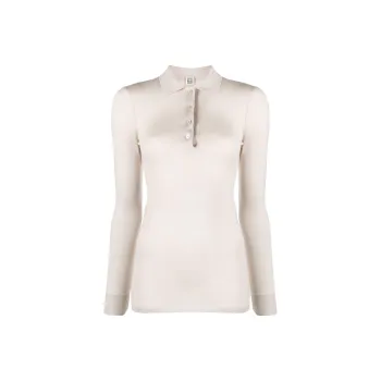 TOTEME Polo Shirts Women's Beige