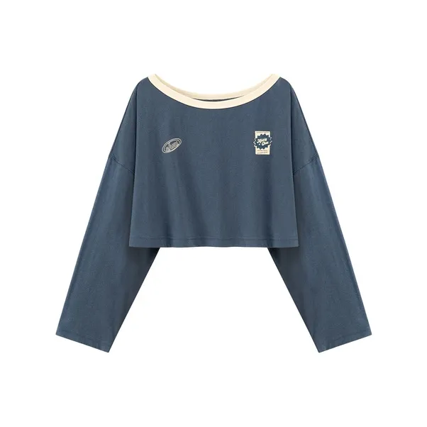 CHUU T Shirts Women's Navy Blue-0