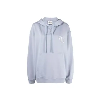 NANUSHKA Logo embroidered Oversize Hoodie
