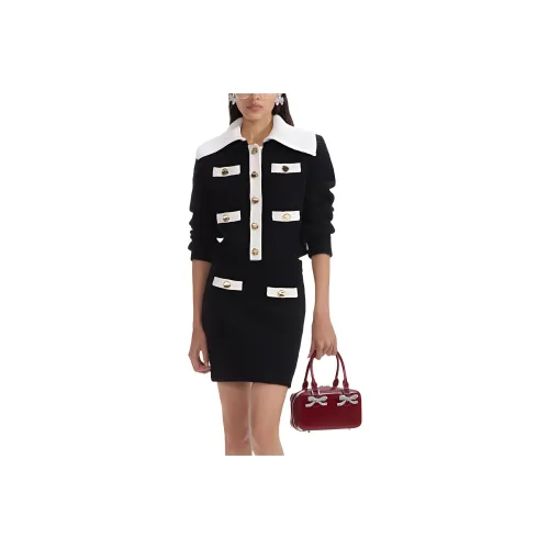 Self portrait Knitwear Women's Black & White