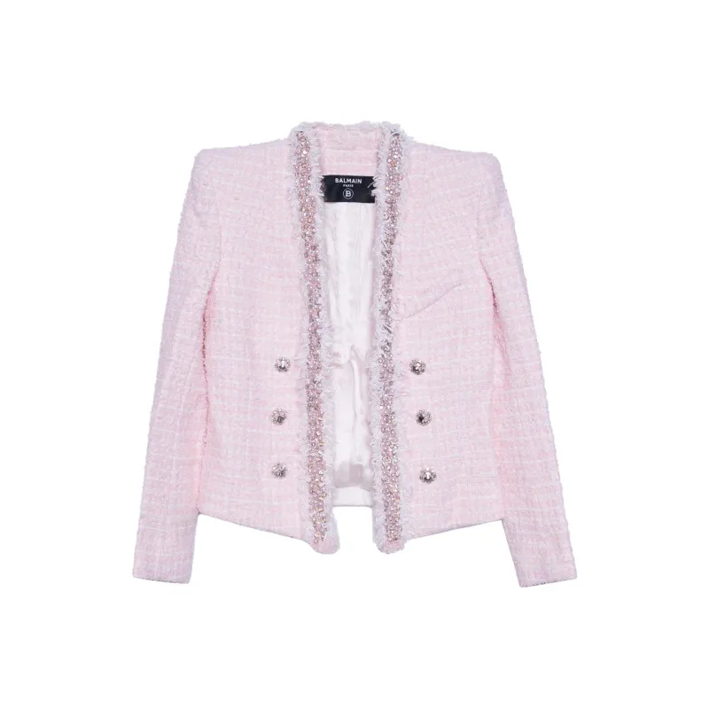 BALMAIN Jackets Coats Women's Pink-0