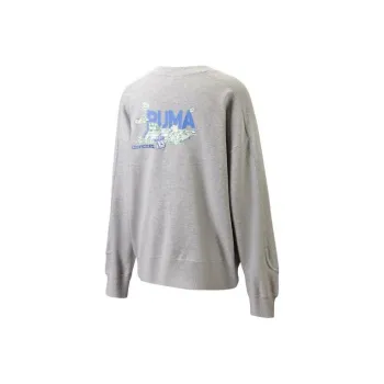 PUMA Sweatshirts Women's Gray