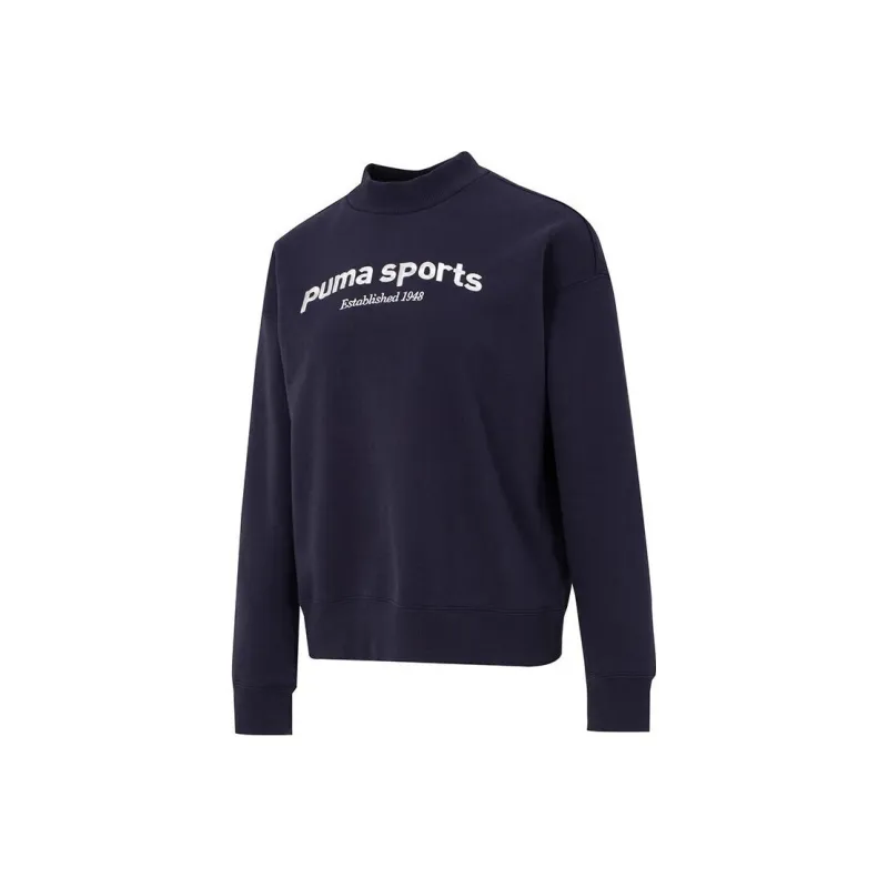 PUMA Sweatshirts Women's Navy Blue-0