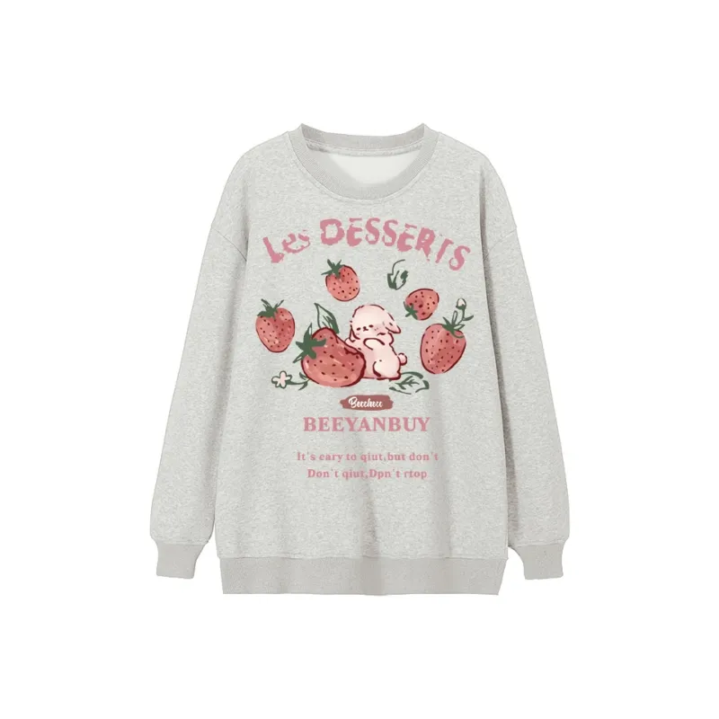 Incolore Sweatshirt Women's White Gray-6