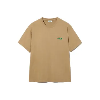 FILA T Shirt Unisex Light Brown