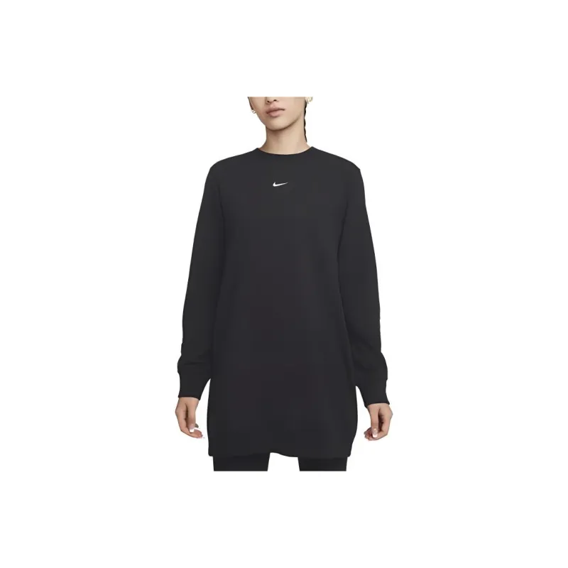 Nike Dri FIT One Women's Crew Neck French Terry Tunic-0
