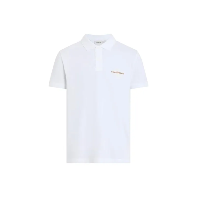 CALVIN KLEIN Polo Shirt Men's White-0