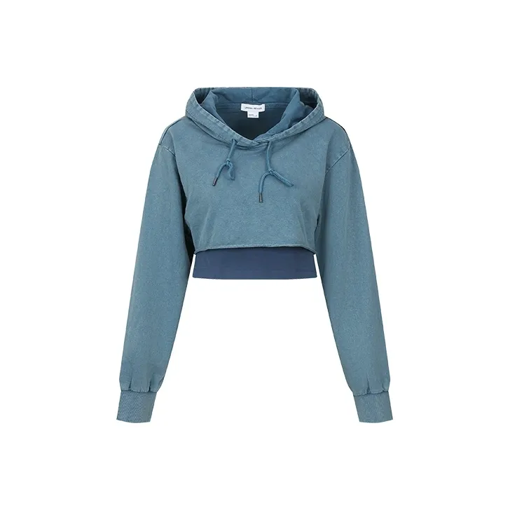 URBAN REVIVO Sweatshirts Women's Haze Blue-0