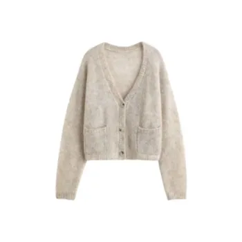 Miss Ha Ya Knitwear Women's Baby Cashmere Beige