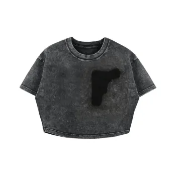 DRAGON FACE T Shirt Women's Dark Gray