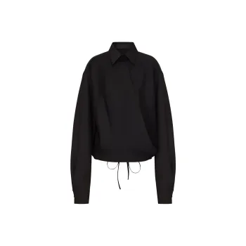 Valentino Techno Light Straight Hem Shirt