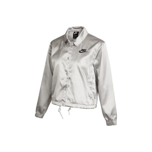 Nike Jackets Women's Silver