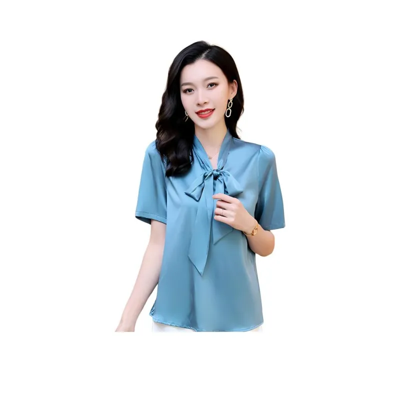 Yi Mengyuan Heavyweight Mulberry Silk Silk Shirt Women's-2