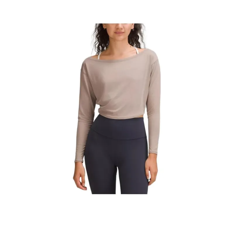 Lululemon Cropped Collection Long Sleeve T Shirt Women's-3