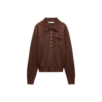 ZARA Knitwear Women's Brown