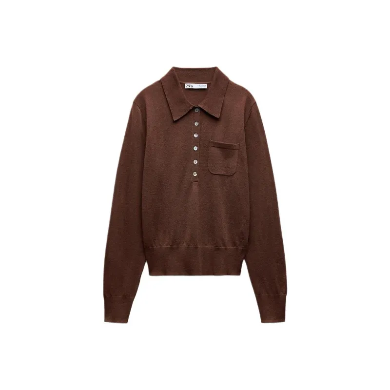 ZARA Knitwear Women's Brown-0