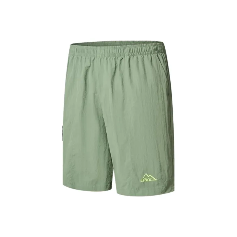 Erke Casual Shorts Men's Turquoise Blue Green-0