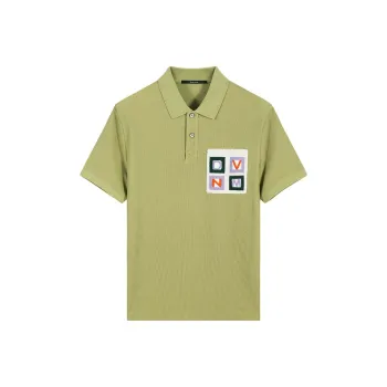 DAVID NAMAN Polo Shirt Men's Green