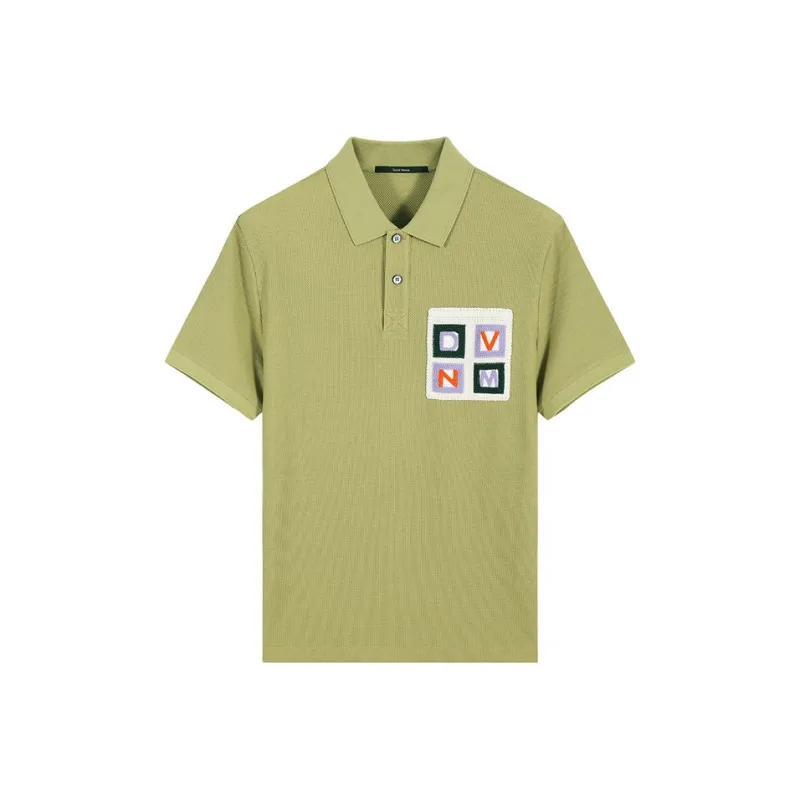 DAVID NAMAN Polo Shirt Men's Green-0