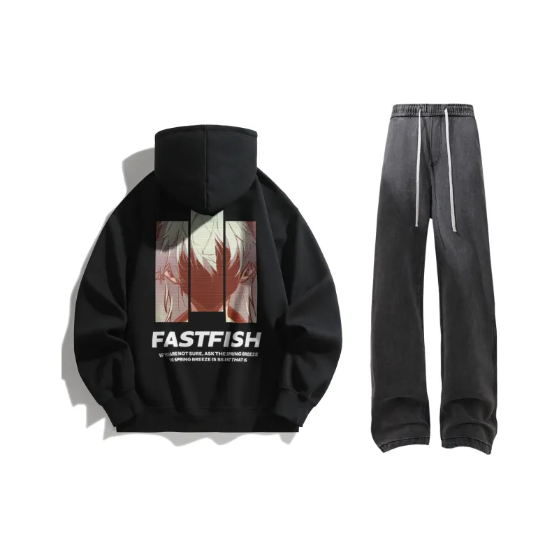 FASTFISH x SHENGSIJUE Sweatshirt Set Unisex-42