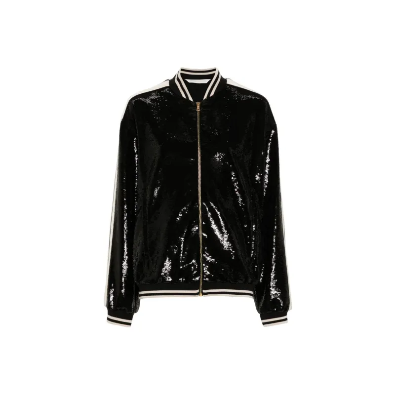 PALM ANGELS Sequinned Bomber Jacket-0