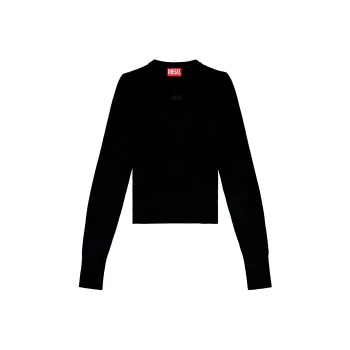 DIESEL M Areesax Logo plaque Jumper