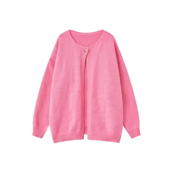 XUANSHU Knitwear Women's Raspberry Red