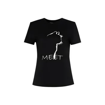 MeetMetro T Shirt Women's Black