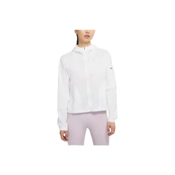 Nike Women'ss Logo Running Hooded Jacket White