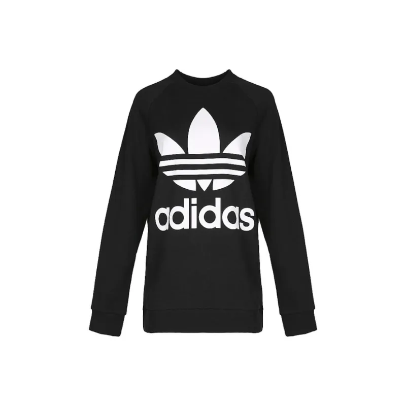 Adidas Originals OVERSIZED SWEAT Sweatshirt Women's Black-0