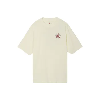 Jordan Set in Sleeve T Shirt Women's Ecru Asia Version