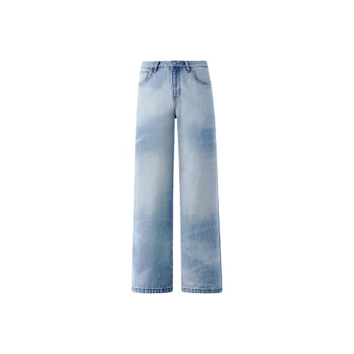 PENTAGONAL HEART Jeans Men's Light Blue