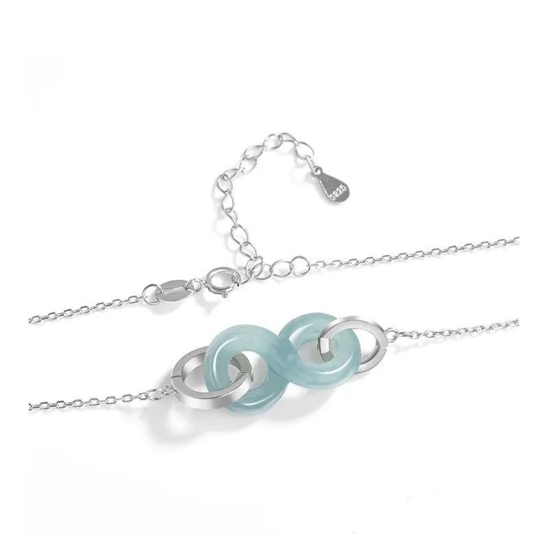 Jade Is Boundless Ice Glutinous Jadeite Necklaces Women's-2
