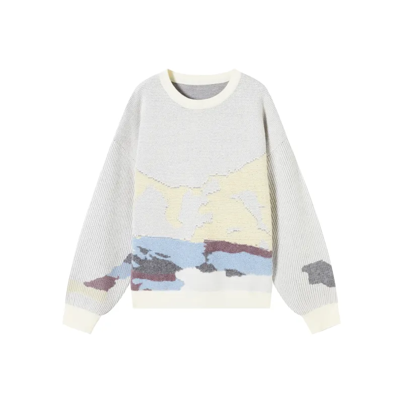 DIALOGUE x KAIYILAIWEN,LIANMINGKUAN Knitwear Women's Moonlight Gray-0