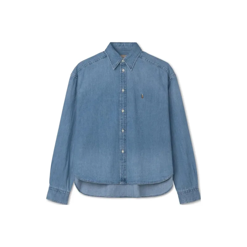 Polo Ralph Lauren Logo-embroidered Denim Shirt-0