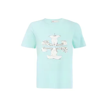 TORY BURCH T-Shirts Women's Light Blue