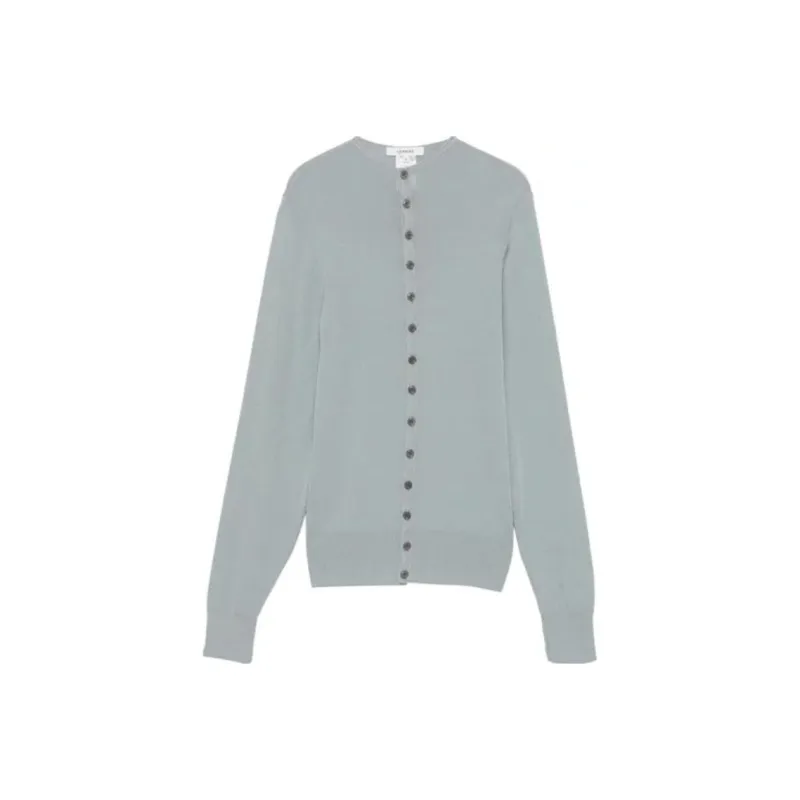 Lemaire Fitted Seamless Cardigan 'Cloud Blue'-0