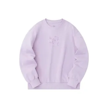 ANTA Variety Training Collection Sweatshirts Women's Wisteria Flower Purple