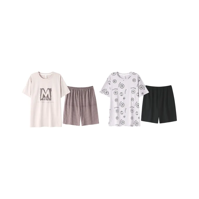 Cotton Gene Pajama Set Unisex Combo Set-66