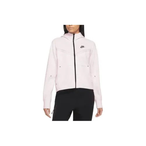 Nike Sportswear Women's Tech Fleece Full Zip Hoodie Pearl Pink/Black